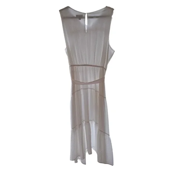 NWT Vera Wang White Tiered Tank Dress Midi White Size Size XXL - Picture 5 of 13